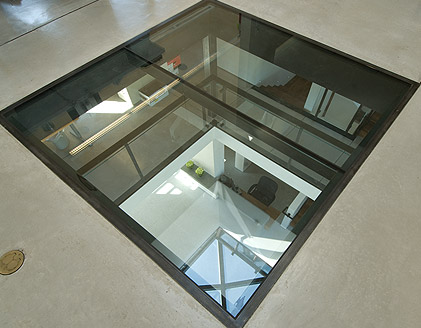 leed glass floor